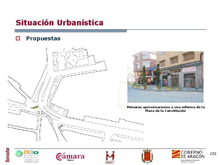 Situación Urbanística o Propuestas Primeras aproximaciones a una reforma de la Plaza de la