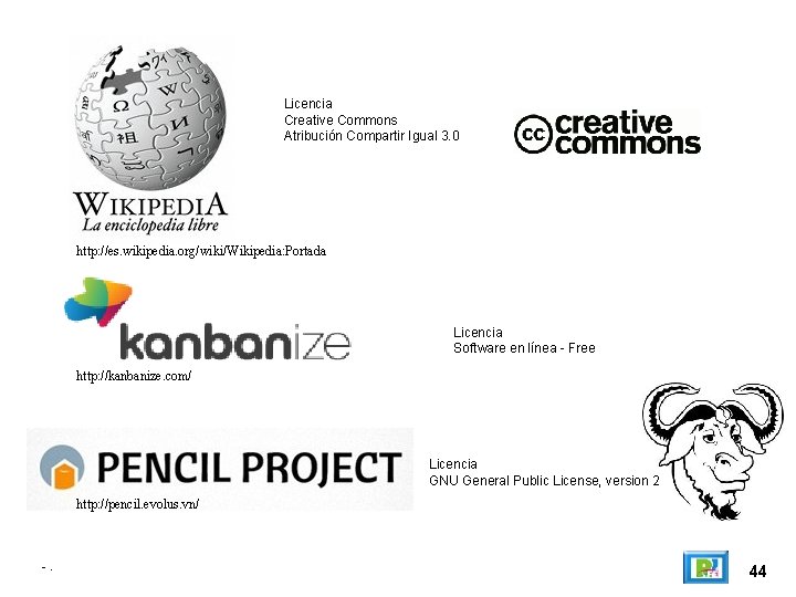 Licencia Creative Commons Atribución Compartir Igual 3. 0 http: //es. wikipedia. org/wiki/Wikipedia: Portada Licencia