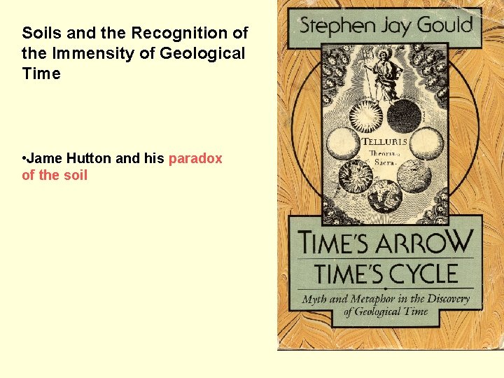 Soils and the Recognition of the Immensity of Geological Time • Jame Hutton and