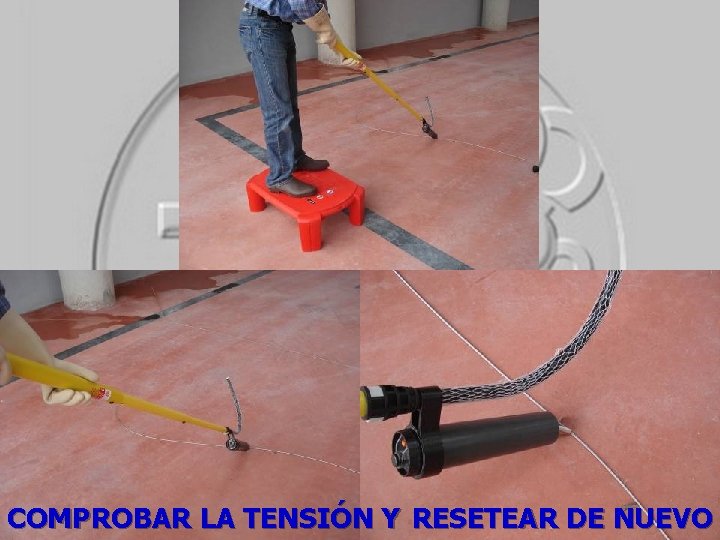 COMPROBAR LA TENSIÓN Y RESETEAR DE NUEVO COMPROBAR LA TENSIÓN Y RESETEAR DE NUEVO