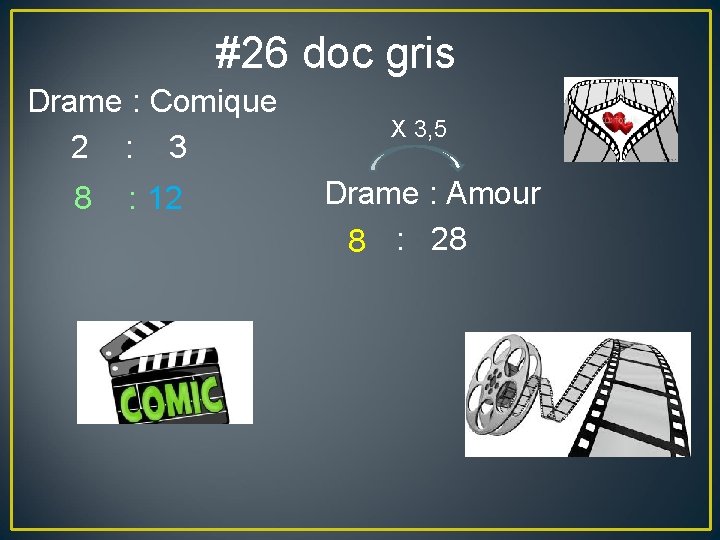 #26 doc gris Drame : Comique 2 : 3 8 : 12 X 3,