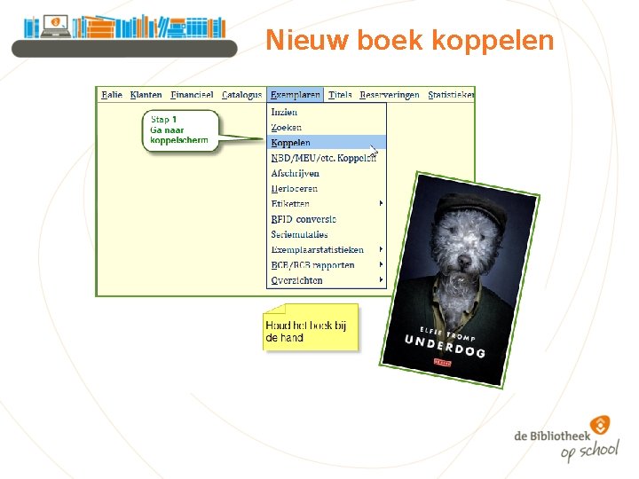 Nieuw boek koppelen 