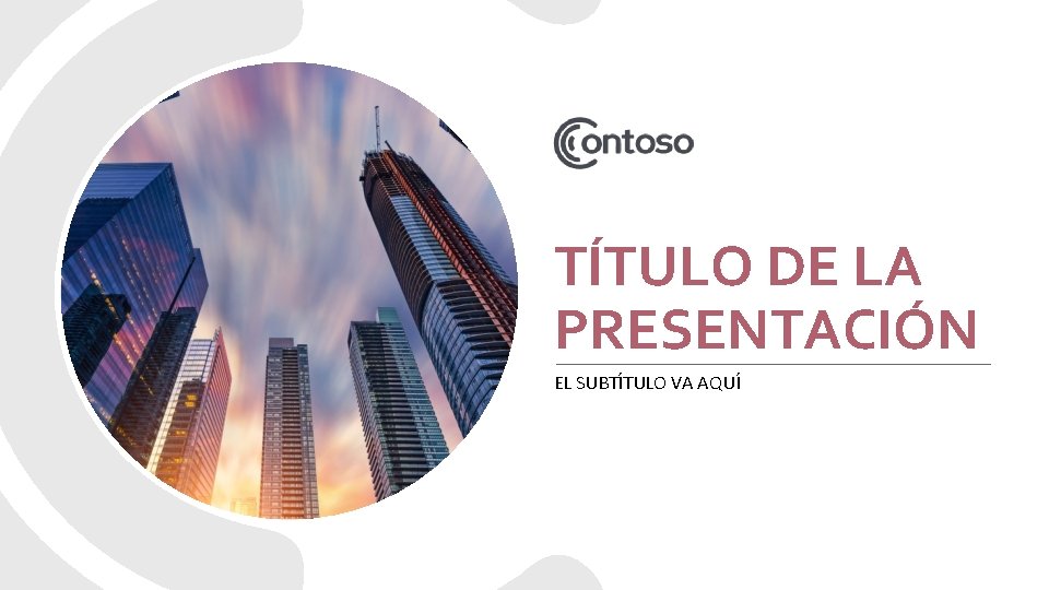 TÍTULO DE LA PRESENTACIÓN EL SUBTÍTULO VA AQUÍ 