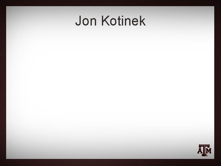Jon Kotinek 