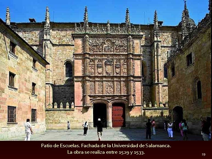 http: //www. elmundo. es/ Patio de Escuelas. Fachada de la Universidad de Salamanca. La
