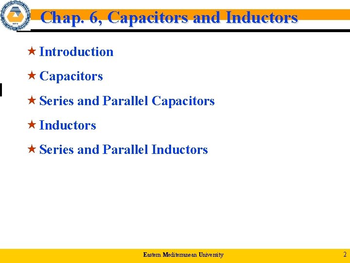 Chap. 6, Capacitors and Inductors « Introduction « Capacitors « Series and Parallel Capacitors