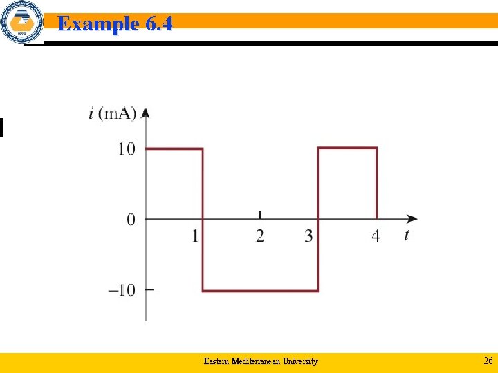 Example 6. 4 Eastern Mediterranean University 26 