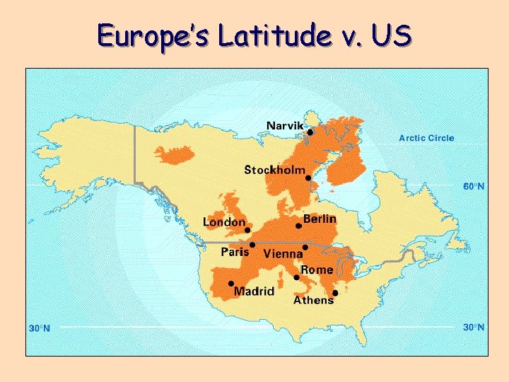 Europe’s Latitude v. US 