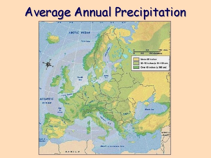 Average Annual Precipitation 