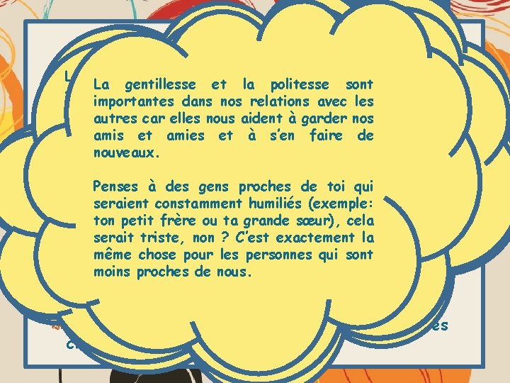 Activité 2 Parmi responsabilités des adultes etdede Les amis les et les amies de
