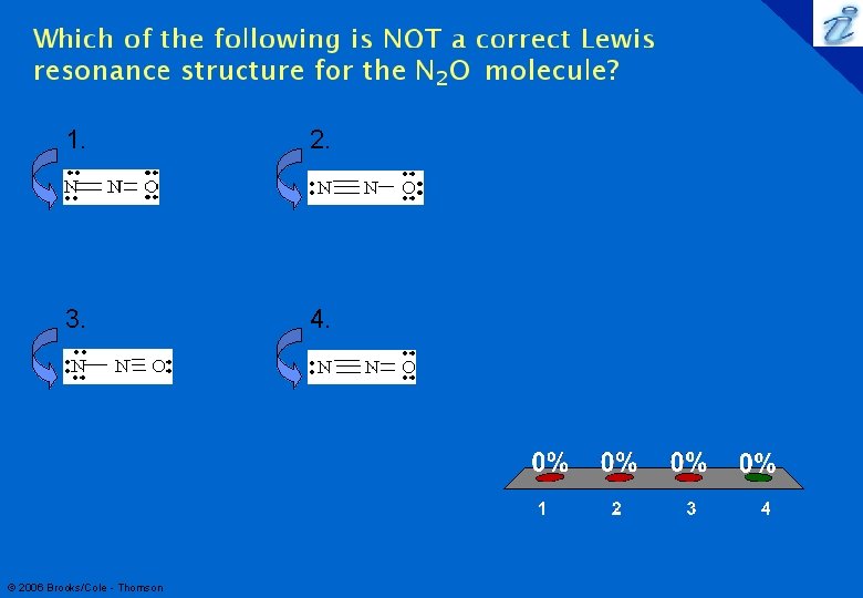 24 1. 2. 3. 4. © 2006 Brooks/Cole - Thomson 
