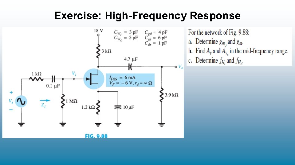 Exercise: High-Frequency Response 