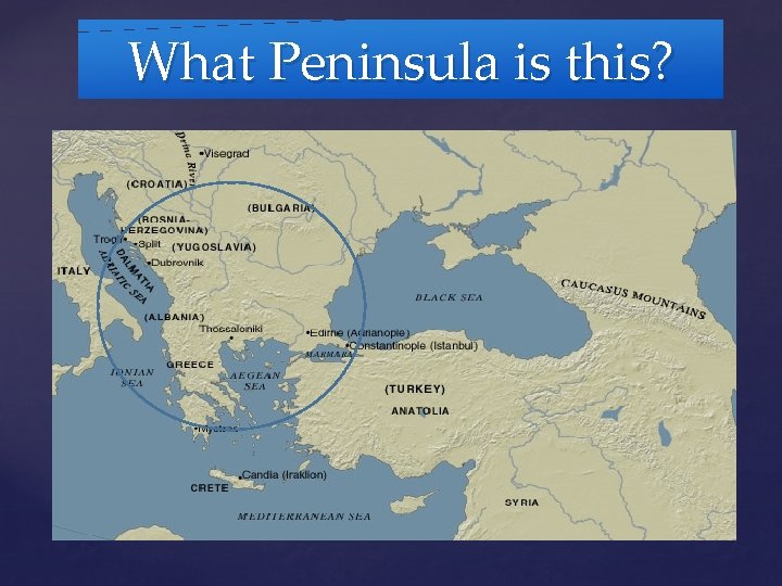 What Peninsula is this? 