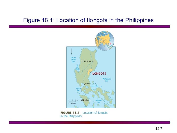 Figure 18. 1: Location of Ilongots in the Philippines 18 -7 