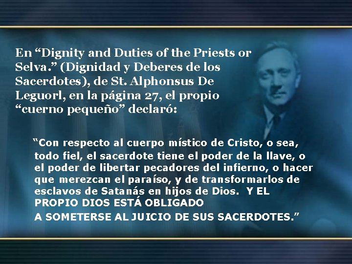 En “Dignity and Duties of the Priests or Selva. ” (Dignidad y Deberes de En “Dignity and Duties of the Priests or Selva. ” (Dignidad y Deberes de