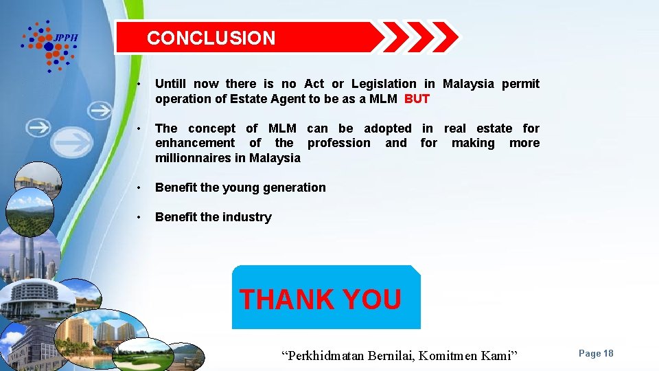 CONCLUSION • Untill now there is no Act or Legislation in Malaysia permit operation