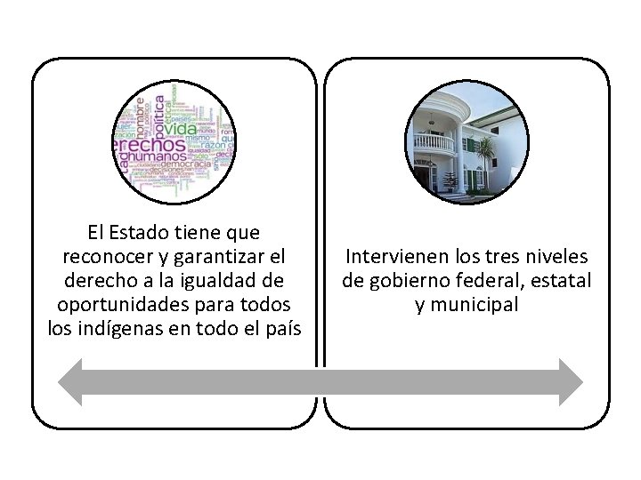 El Estado tiene que reconocer y garantizar el derecho a la igualdad de oportunidades