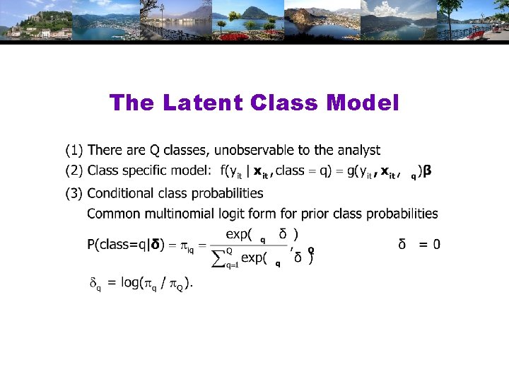 The Latent Class Model 