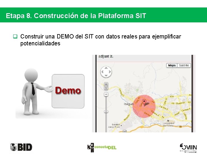 Etapa 8. Construcción de la Plataforma SIT q Construir una DEMO del SIT con