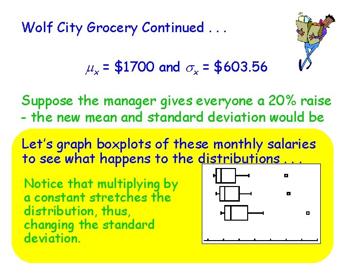 Wolf City Grocery Continued. . . mx = $1700 and sx = $603. 56