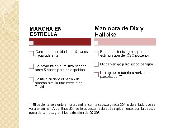 MARCHA EN ESTRELLA Camine en sentido lineal 5 pasos hacia adelante Se devuelta en