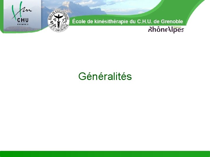 Généralités 