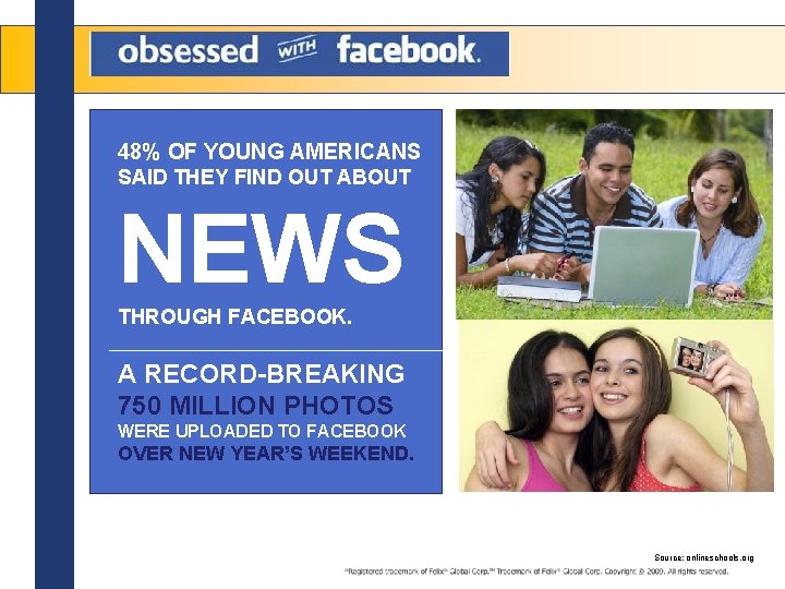 48% OF YOUNG AMERICANS SAID THEY FIND OUT ABOUT NEWS THROUGH FACEBOOK. A RECORD-BREAKING