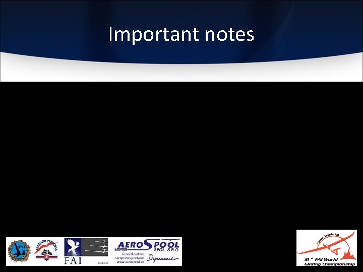 Important notes This evening 20: 00 Chile Grand Prix video presentation 