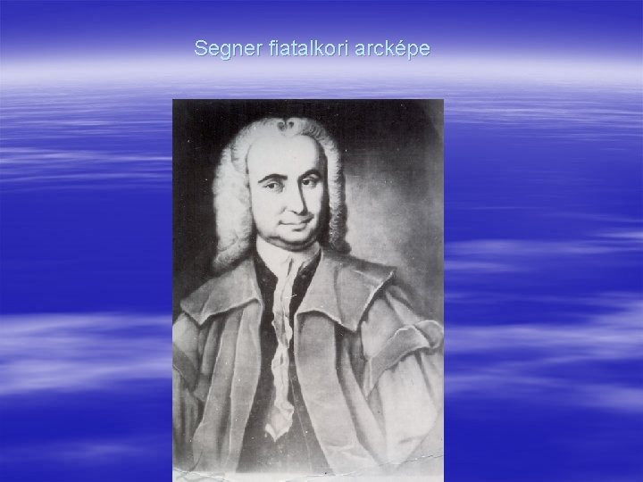Segner fiatalkori arcképe 
