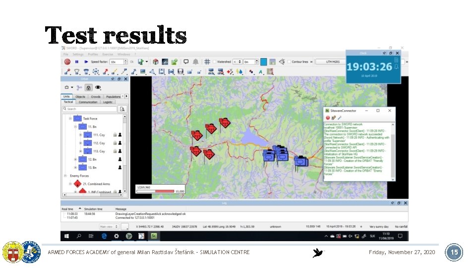 ARMED FORCES ACADEMY of general Milan Rastislav Štefánik - SIMULATION CENTRE Friday, November 27,