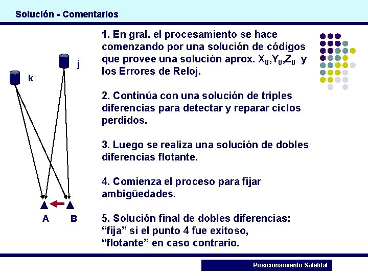 Solución - Comentarios j k 1. En gral. el procesamiento se hace comenzando por