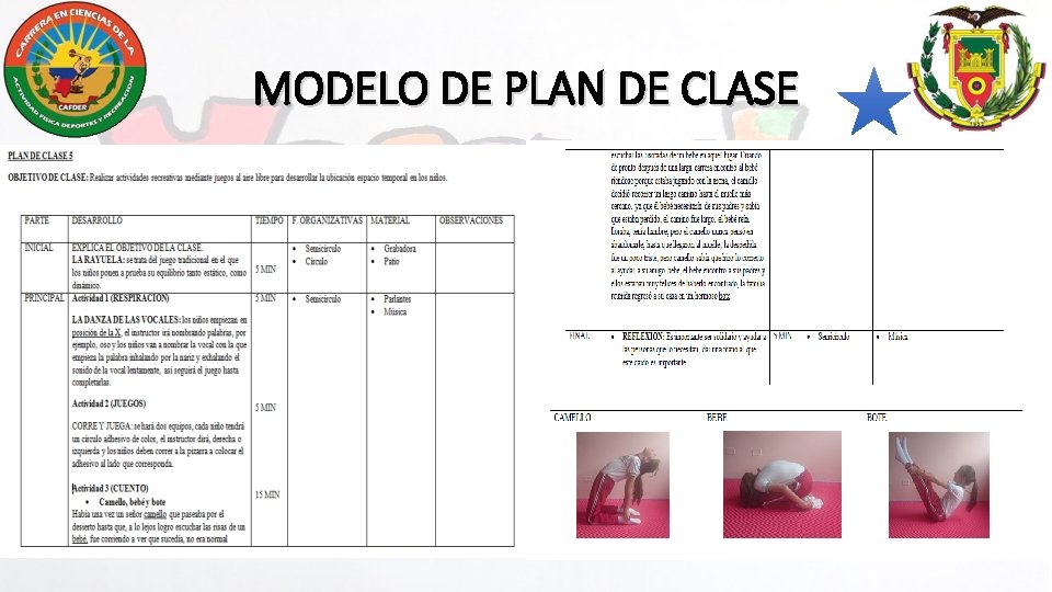 MODELO DE PLAN DE CLASE 