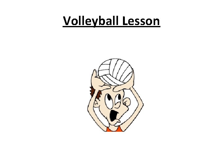 Volleyball Lesson 