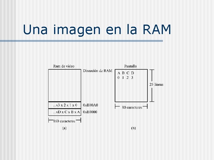 Una imagen en la RAM Una imagen en la RAM
