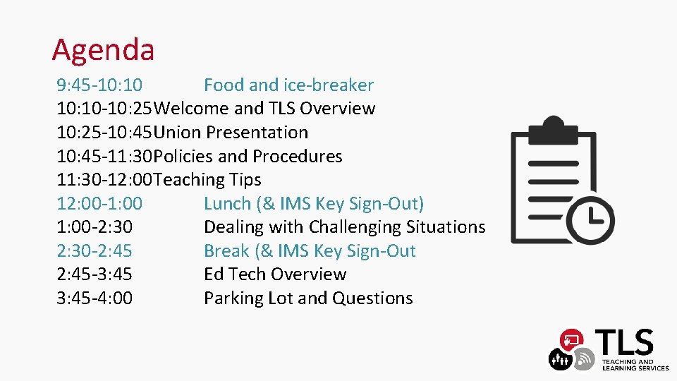 Agenda 9: 45 -10: 10 Food and ice-breaker 10: 10 -10: 25 Welcome and