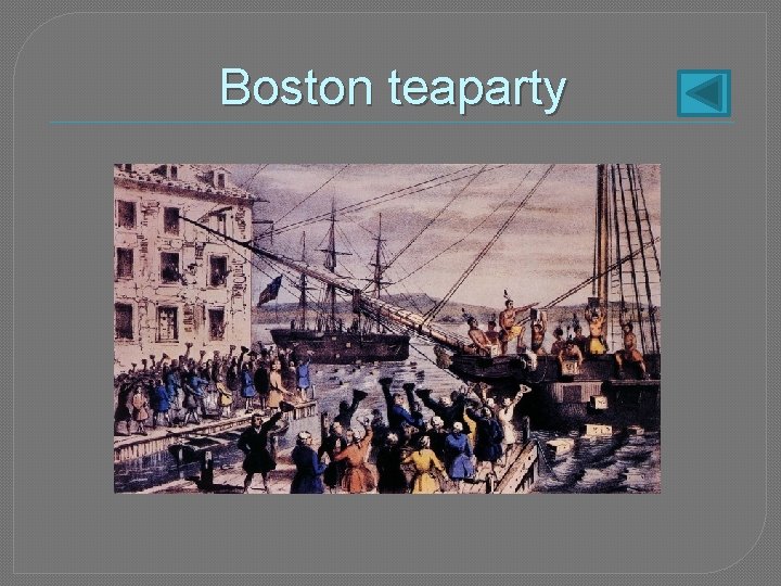 Boston teaparty 