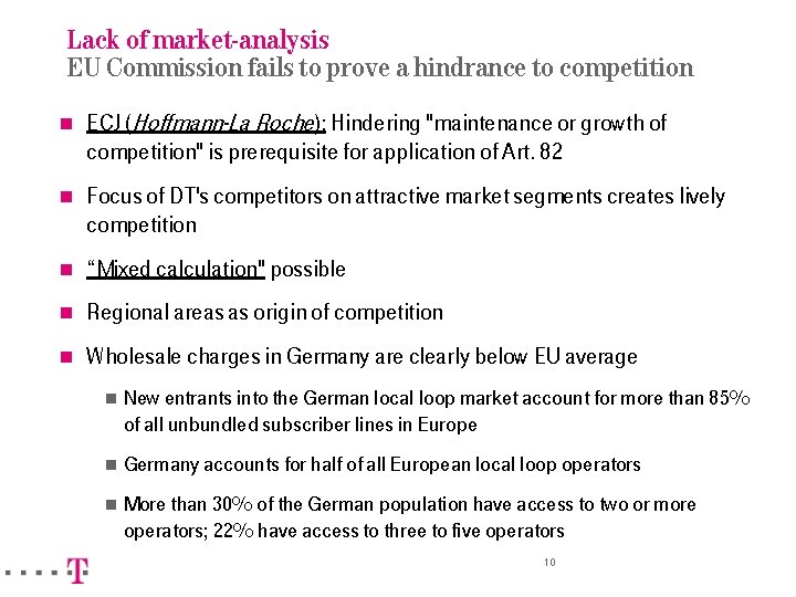 Lack of market-analysis EU Commission fails to prove a hindrance to competition n ECJ