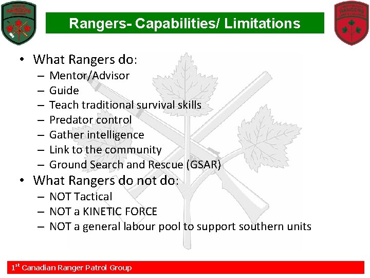 Canadian Rangers Sovereignty Security and CommunityBased Nation Building