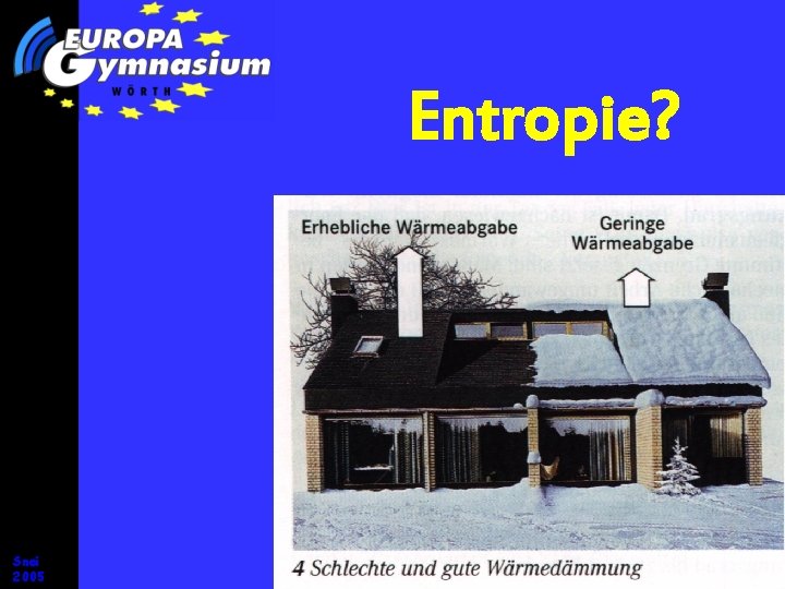 Entropie? Snei 2005 