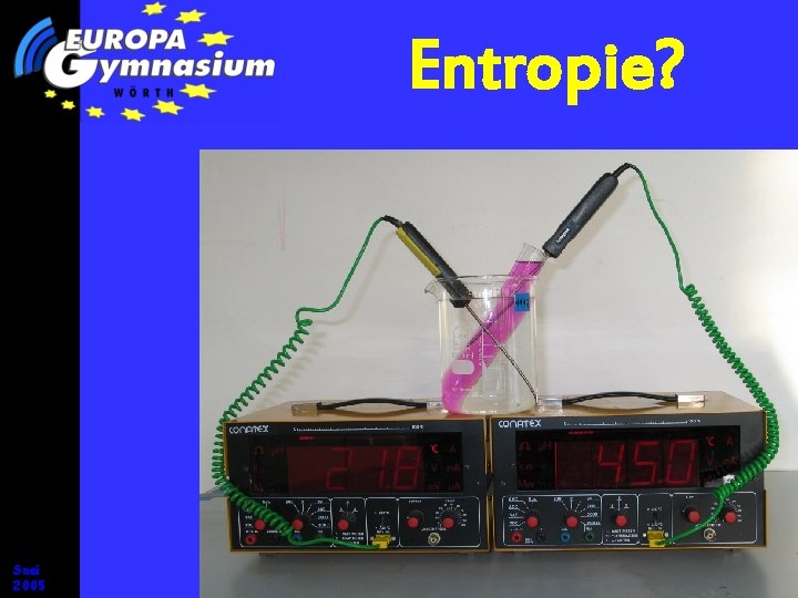 Entropie? Snei 2005 