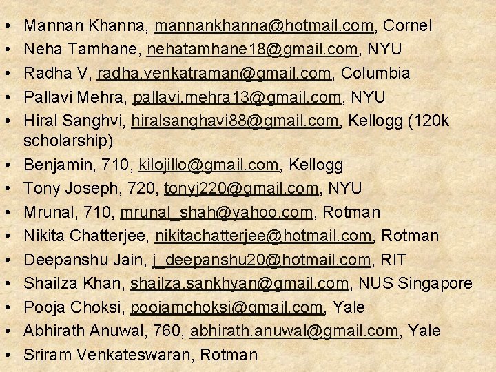  • • • • Mannan Khanna, mannankhanna@hotmail. com, Cornel Neha Tamhane, nehatamhane 18@gmail.