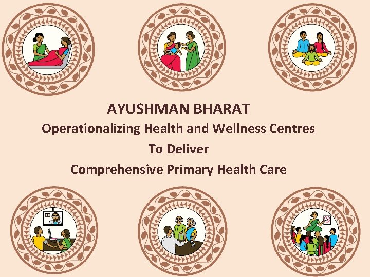 AYUSHMAN BHARAT Operationalizing Health and Wellness Centres To Deliver Comprehensive Primary Health Care 