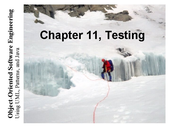 Using UML, Patterns, and Java Object-Oriented Software Engineering Chapter 11, Testing 