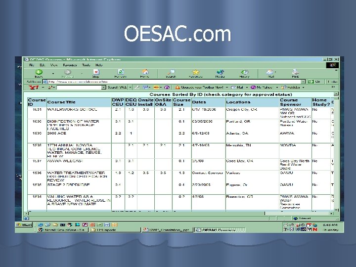 OESAC. com 