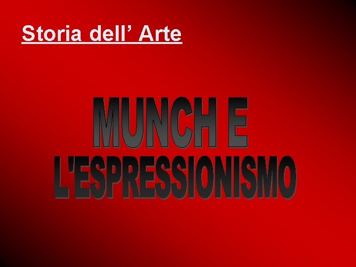 Storia dell’ Arte 