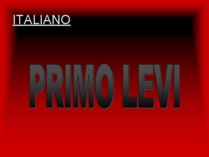 ITALIANO 