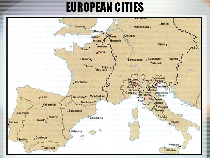 EUROPEAN CITIES 