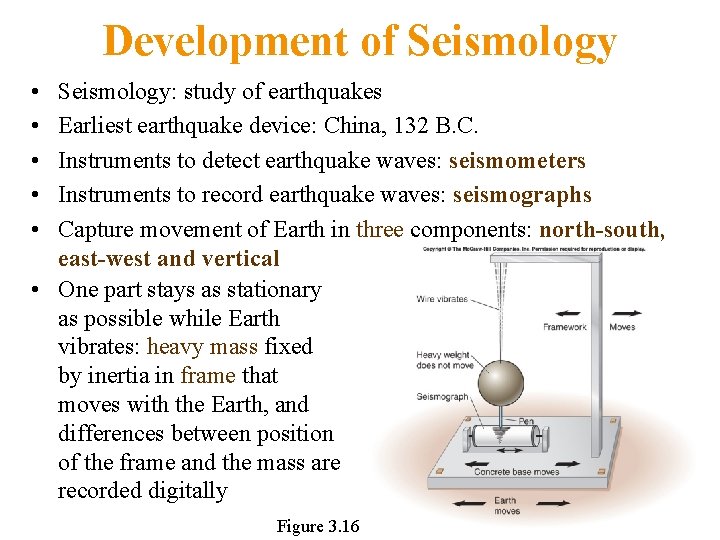 Development of Seismology • • • Seismology: study of earthquakes Earliest earthquake device: China,