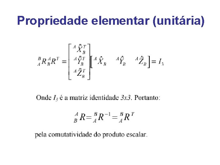 Propriedade elementar (unitária) 