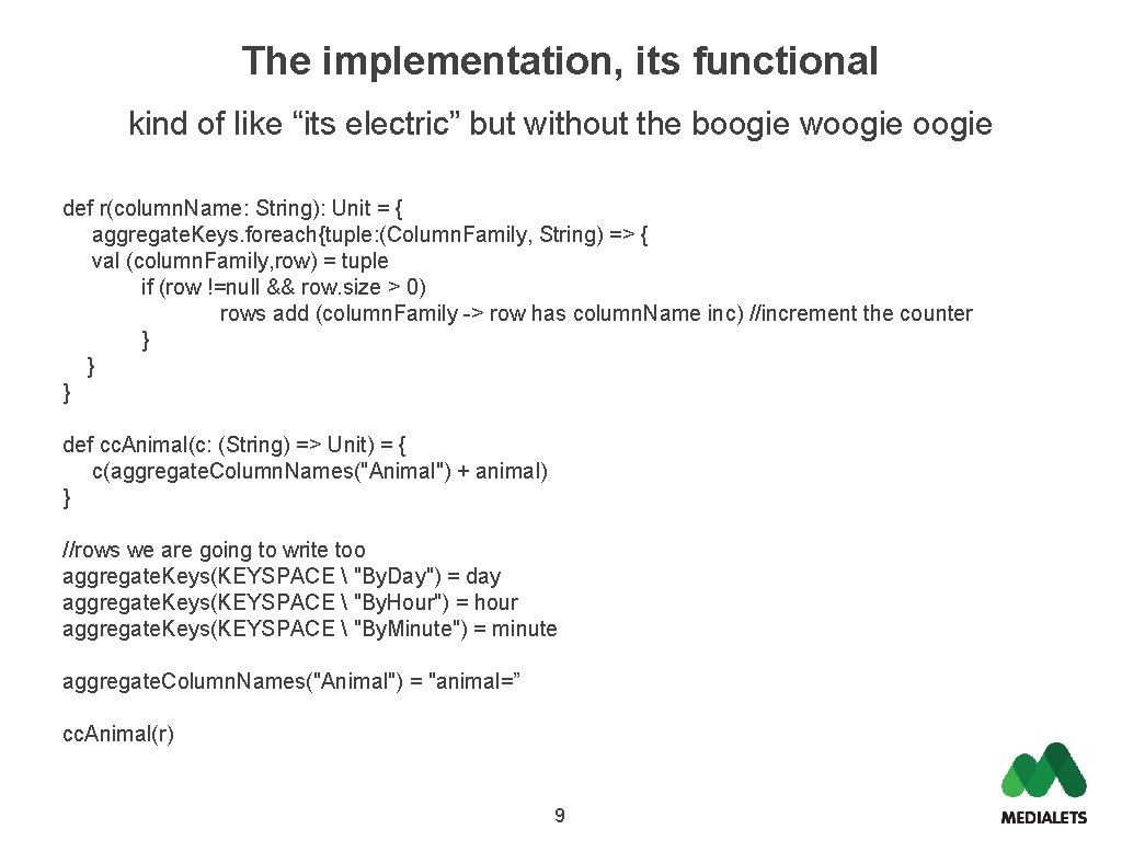 The implementation, its functional kind of like “its electric” but without the boogie woogie